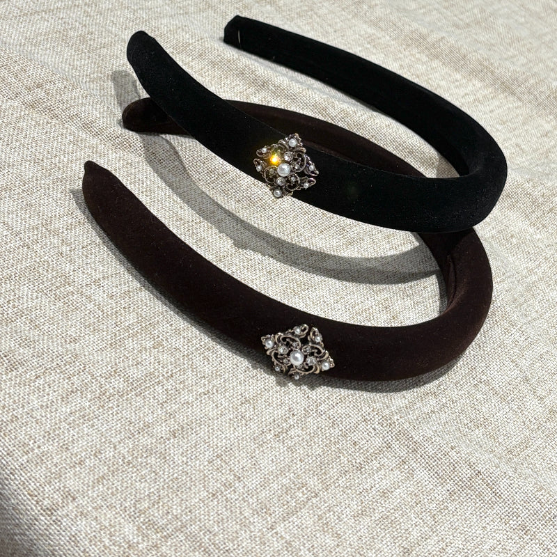 Velvet hairband (narrow)