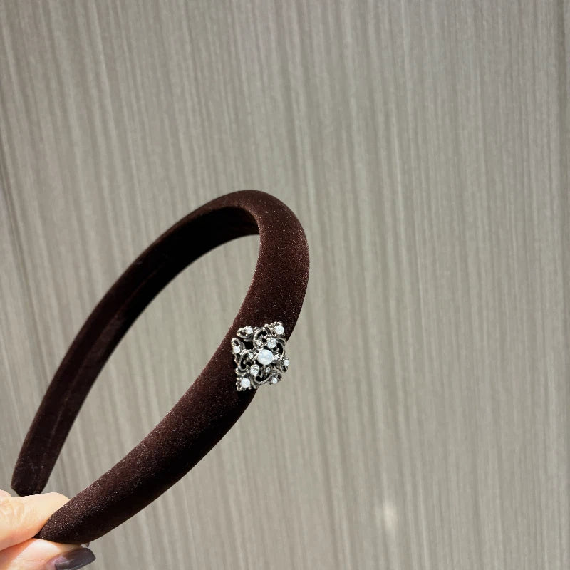 Velvet hairband (narrow)
