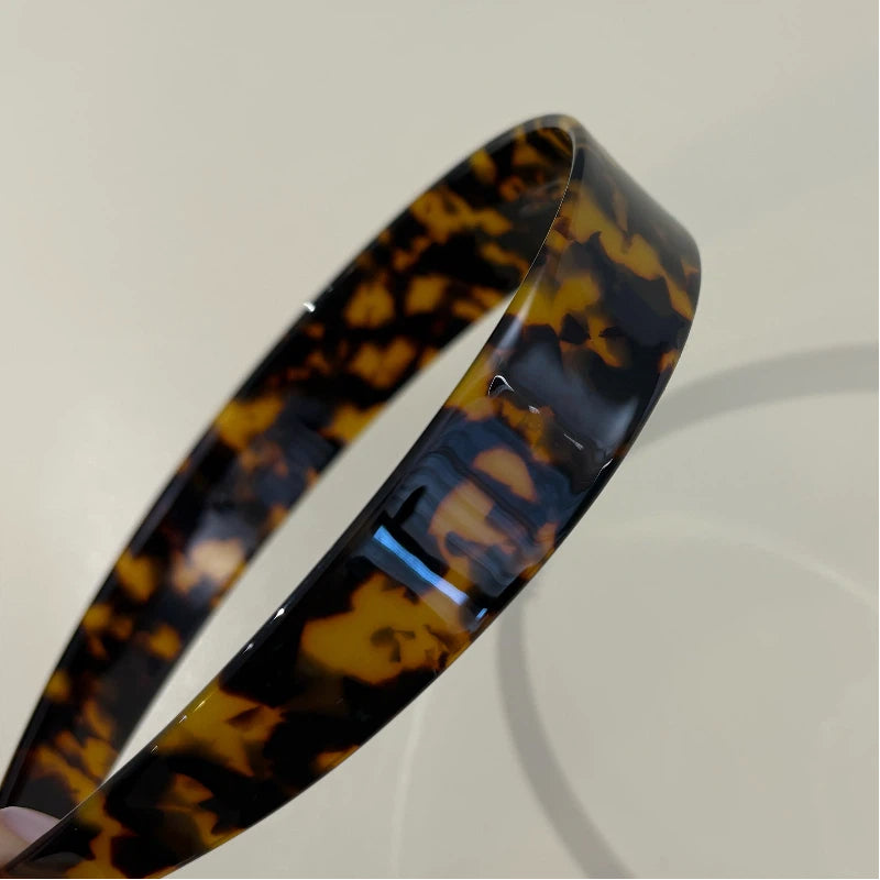 Amber Cellulose Acetate Headband