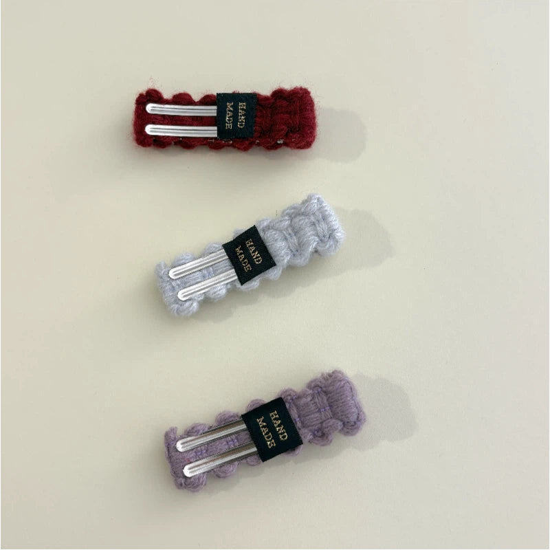 Colored diamond Snap hair clip