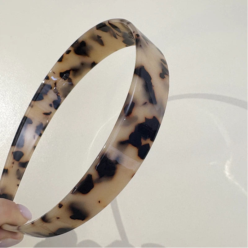 Amber Cellulose Acetate Headband