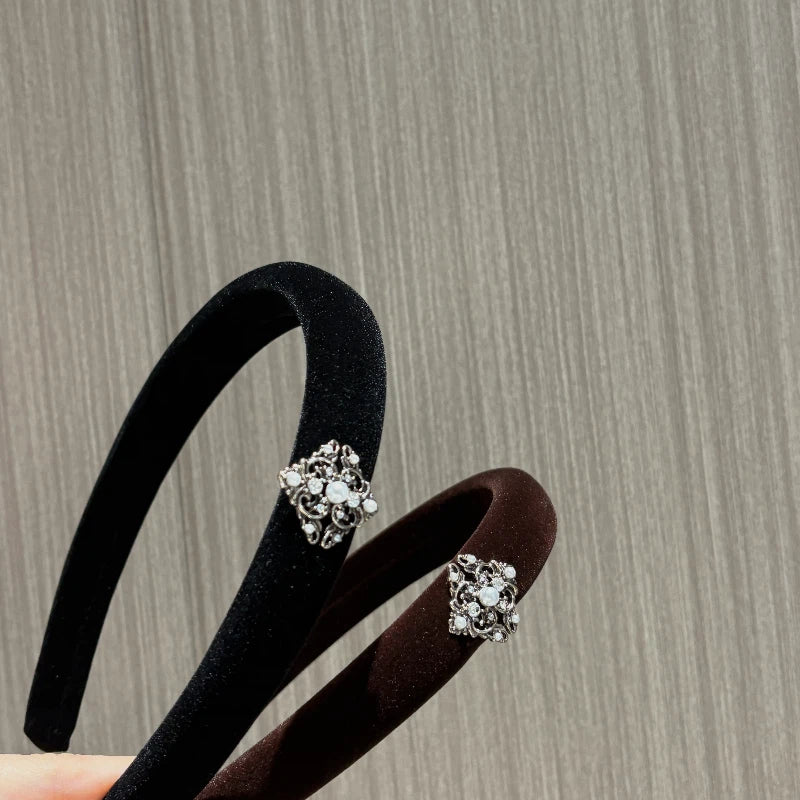 Velvet hairband (narrow)