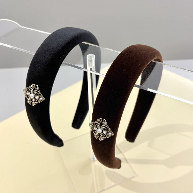 Velvet hairband (Wide)