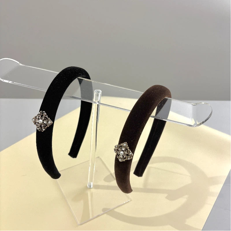 Velvet hairband (narrow)