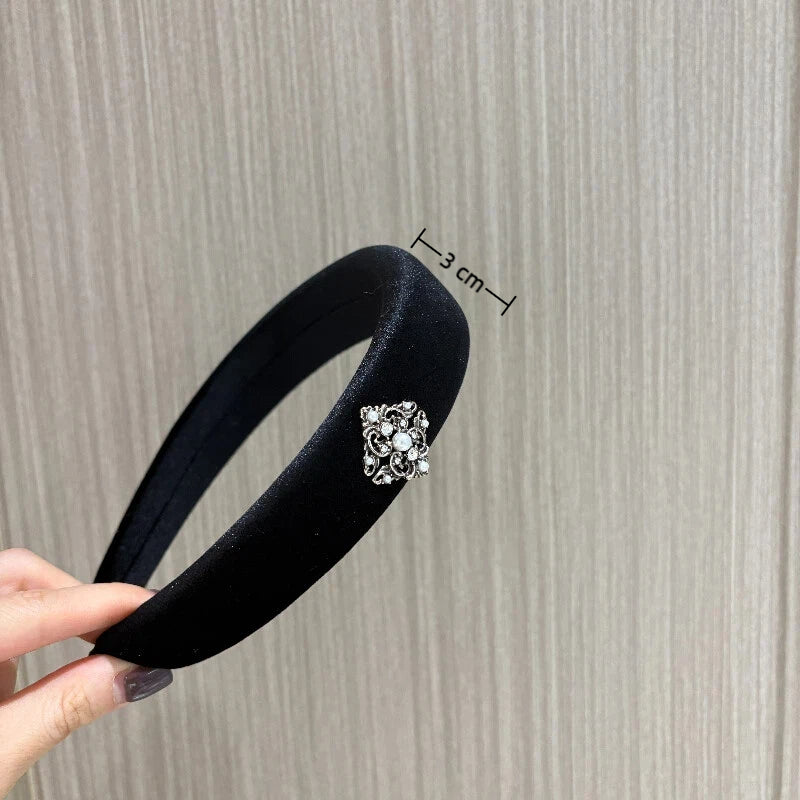 Velvet hairband (Wide)