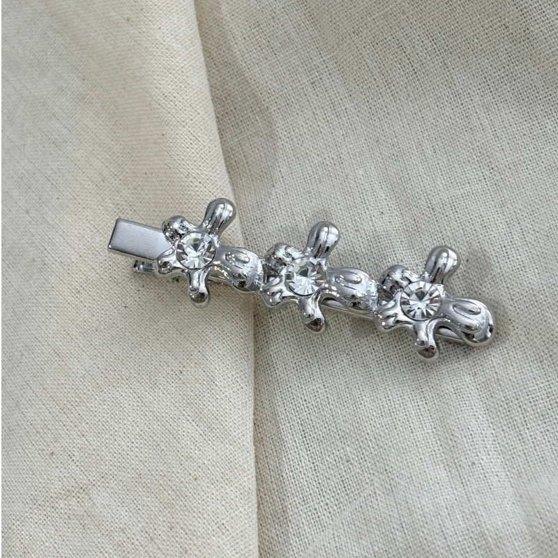 Flower Crystal Alligator clip A style