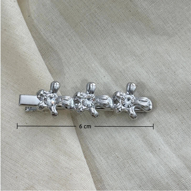 Flower Crystal Alligator clip A style