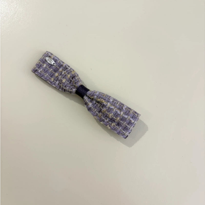 Colorful tie hair clip