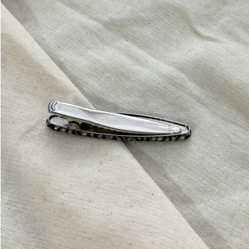 black and white squares Alligator clip