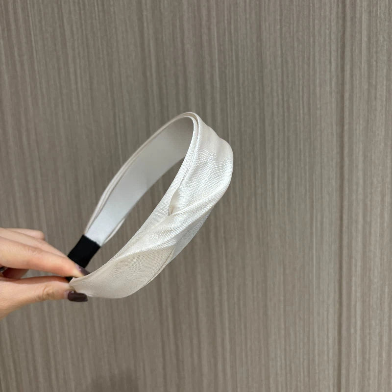 White Silk Hairband