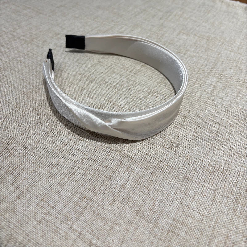 White Silk Hairband