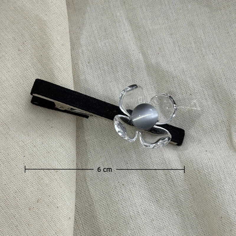 LucencyFlower Crystal Alligator clip