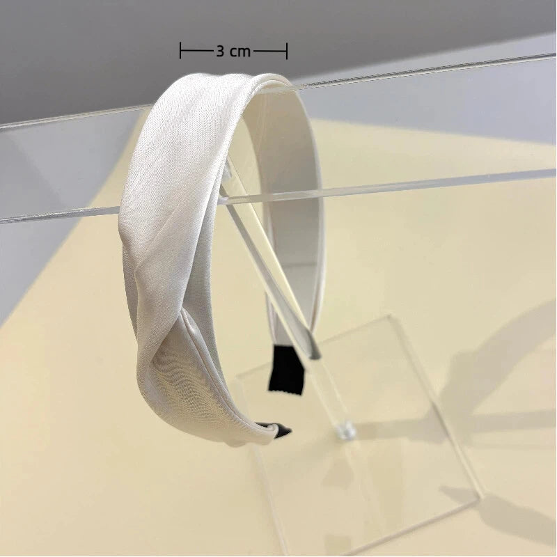 White Silk Hairband