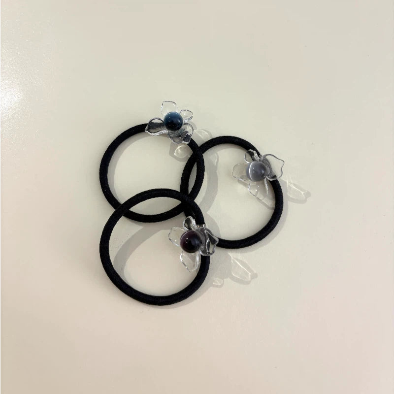 Lucency Flower Crystal Hair tie