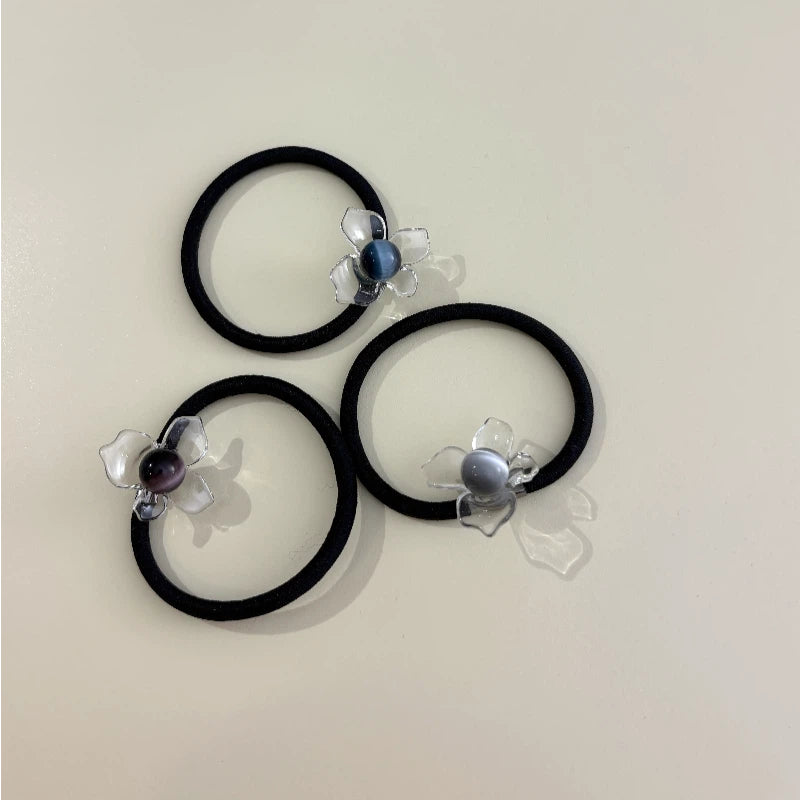 Lucency Flower Crystal Hair tie
