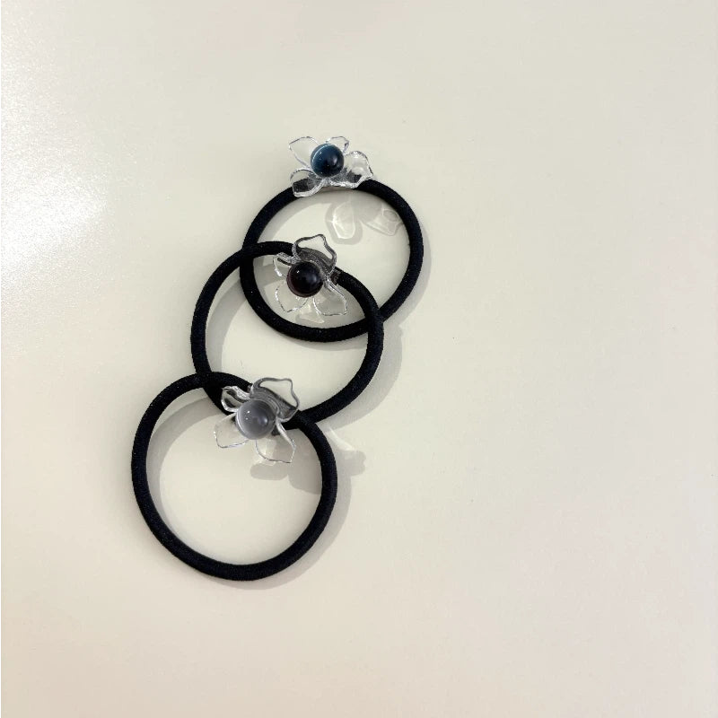 Lucency Flower Crystal Hair tie