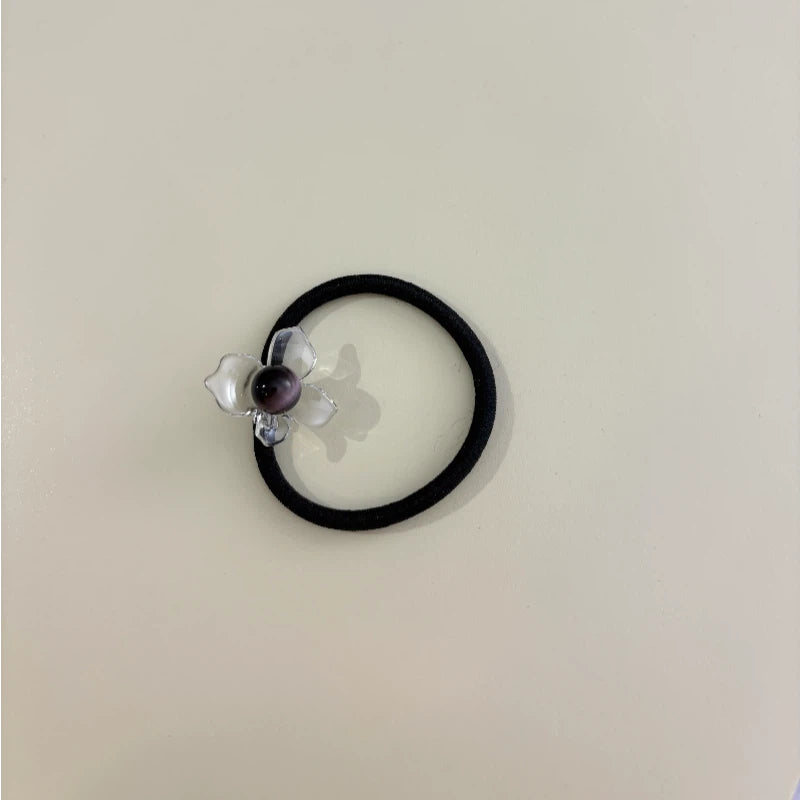 Lucency Flower Crystal Hair tie