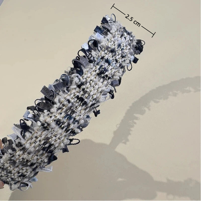 Woven fabric headband