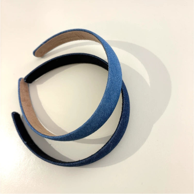 denim headband
