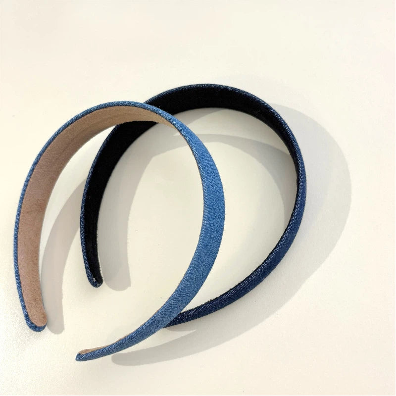 denim headband