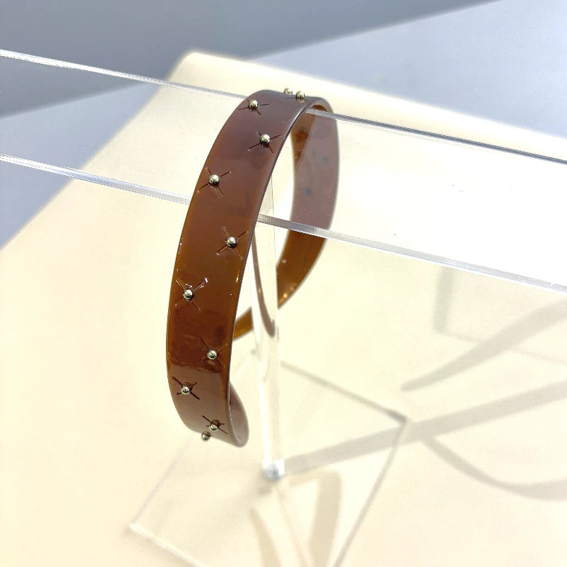 Golden point hairband