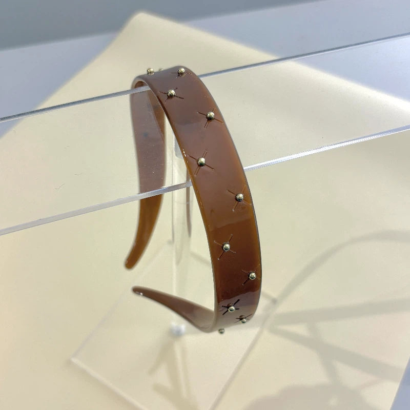 Golden point hairband