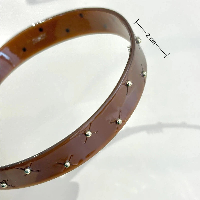 Golden point hairband